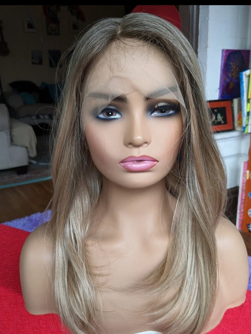LAST ONE lace front: Dirty blonde brunette